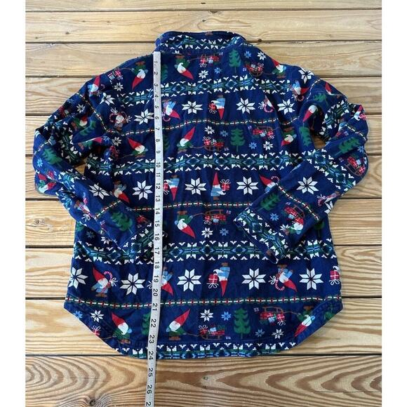 Hanna Andersson Gnome Pajama Set Size Small Women’s Navy - Picture 6 of 14